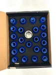 Mishimoto MMLG-1220-LOCKBL Aluminum Locking Lug Nuts, 1/2" X 20, Blue New. Price: $55.00.