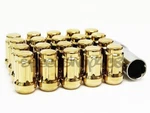 Z Racing Gold Close Ended Lug Nuts 12X1.25MM Steel Spline Drive Sub New. Price: $29.00.