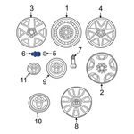 For Toyota Tacoma 2005-2017 90942A1011 Wheel Lug Nut New. Price: $10.62.