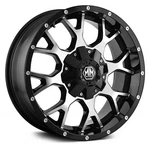 Mayhem 8015 Warrior Wheel 18X9 (-12, 8X165.1, 130.8) Black Single Rim New. Price: $284.99.