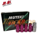 Muteki SR48 Wheels Lock Lug Nuts Set 12X1.5 Acorn Rims Open End Pink New. Price: $49.95.