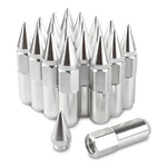20PCS M12X1.5 Cap Spiked Extended 60MM White Tuner Aluminum Wheels Rims Lug Nuts New. Price: $22.45.