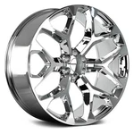 Strada Oe Replica Snowflake Wheel 28X10 (31, 6X139.7) Chrome Single Rim New. Price: $1037.00.