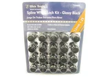 White Knight 723806 Wheel Lock Set 12MM-1.25 Black Spline Acorn 20 Pcs New. Price: $24.99.