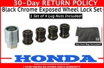 New Genuine Honda Black Locking Lug Nuts 08W42-S2A-101 Wheel Locks. Price: $87.17.