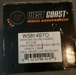 Nos Oem West Coast Wheel Accessories Installation Kit W5814STO New. Price: $50.99.