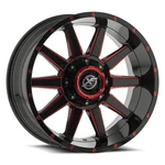 Off-road XF-219 Wheels 17X9 (0, 8X170, 125.2) Black Rims Set 4 New. Price: $1289.88.