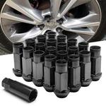 Black 20PCS M12X1.5MM Extended Steel Open Wheel Lug Nuts For Toyota Honda New. Price: $22.99.