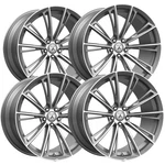 (set Of 4) Staggered-asanti ABL30 Corona 22" 5X120 +32MM Brushed Wheels Rims New. Price: $1754.96.