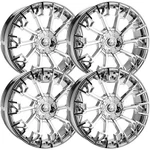 (SET-4) Vct Hangman 20X8.5 5X112/5X114.3 40MM Chrome Wheels Rims Inch New. Price: $1508.00.