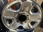 18" Steel Wheel W/chrome Clad For 2019 Ram 2500 Oem Part# 1UD26SZ0AC Used. Price: $45.00.