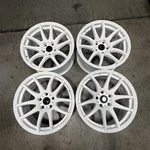 Used 17X9 Vors TR4 5X114.3 30 73.1 White Wheels SET-4. Price: $499.00.
