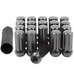 20 Lug Nuts 9/16-18 Black Spline Acorn 2" Tall Long Wheel Dodge Ram 1500 New. Price: $35.68.