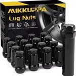 Mikkuppa 16PCS M12X1.5 Lug Nuts - Black Spline Drive 1.4 Inch Length New. Price: $19.99.