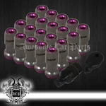 Godsnow Aftermarket Lug Nut M12 X 1.25MM Thread Pitch Gunmetal Body Purple Caps New. Price: $28.88.