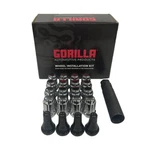 Gorilla 10MM X 1.25" Lug Kit & Valve Stems - Chrome New. Price: $32.00.