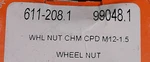 Chrome Wheel Lug Nut Dorman 611-208.1 Fits 94-98 Hyundai Sonata G6CB New. Price: $7.75.