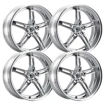 (SET-4) 2CRAVE N38 20X9 5X115 10MM Chrome Wheels Rims Inch New. Price: $1646.00.