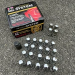 Gorilla The System (20) Silver Wheel Locks, 14MM 2.00, Duplex Acorn, 76604N New. Price: $47.97.