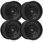 (SET-4) Wesrock MD-8 17X8.5 6X135 Satin Black 34MM Wheels Rims Inch New. Price: $892.00.