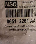 Mopar 0651 2261AA Bolt New. Price: $5.00.