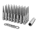 32-14X2.0 Chrome Metal Lugz Spiked-dually Shank Style Nuts Full Kit 14MMX2.0 New. Price: $161.68.