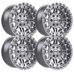 (SET-4) Dropstars 603MS 17X9 8X170 0MM Silver Wheels Rims Inch New. Price: $975.80.
