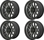 Set Kmc KM544 Mesa 17X9 6X5.5 Satin Black With Gray Tint Wheels 17" 18MM Rims New. Price: $1480.00.