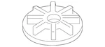 Genuine Mazda Spare Tire Nut KB7W-56-960 New. Price: $23.48.
