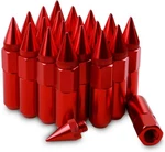 20PIECES Spiked Nuts For Rims M12X1.5 60MM Aluminum Extended Tuner Cone Seat Red New. Price: $53.61.