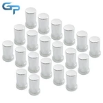 20 33MM Lug Nut Covers Chrome Push On Style Plastic Tube 3/8" New. Price: $36.27.