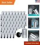 Lug Nut Covers 60 Pcs 33MM Abs Chrome Screw On Caps Cheemuii Semi New. Price: $100.99.