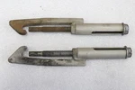 906 Mercedes Spare Tire Wheel Holder Mounting Bracket Carrier Tension Screw Bolt Used. Price: $60.00.