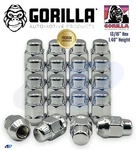 20 Chrome Gorilla Lug Nuts, 1.5 Bulge Acorn Heat Treated 13/16 Hex 91148 New. Price: $32.00.