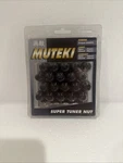 Muteki 41886B Wheel Close Ended Lug Nuts 12X1.5 P1.5 20 Pcs Black Acorn New. Price: $75.00.