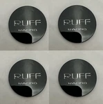 Set Of 4 - Ruff Racing Emblem For Wheel Rim Center Cap 52.5MM Diameter New. Price: $29.95.