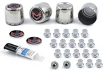 Oer Stainless Wheel Center Cap/red Emblem Lug Nut Kit 1977-1981 Pontiac Firebird New. Price: $338.98.