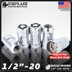 4 Pc Ford 1/2-20 Acorn Wheel Lock Nut Set Chrome Fit Mustang/ltd/ranger/taurus New. Price: $20.99.