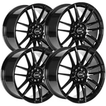 (set Of 4) Drw D22 18X8 5X100/5X4.5" +38MM Gloss Black Wheels Rims 18" Inch New. Price: $749.96.