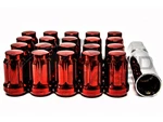 Z Racing Red Steel Tuner Close Ended Lug Nuts Set 20 Pcs 12X1.25MM Sub New. Price: $29.00.