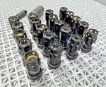 Genuine Project Kics R40 Iconix Lug Nuts 12X1.5 20PC Locks For Honda Acura Rays Used. Price: $225.00.