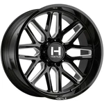 One 22X10 Hostile H120 Vulcan 8X6.5/8X165.1 -25 Black Milled Wheel Rim 125.2 New. Price: $558.46.