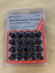 White Knight 723807 Wheel Lock Set Kit 12MM-1.50 Black Spline Acorn, 20 Pcs Used. Price: $19.99.
