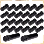 24 Black 7 Spline Drive Close End Lug Nuts Keys Ford F-150 Expedition New. Price: $38.74.