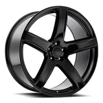 Fr - HC2 Ram Truck Replica Wheel 22X10 5X5.5 ET25.4 77.8CB Gloss Black New. Price: $342.99.