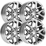 (set Of 4) Replica 1 RP09 Snowflake 20X9 6X5.5" +24MM Chrome Wheels Rims New. Price: $1573.96.