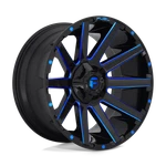 20X10 Fuel D644 Contra Gloss Black Blue Tinted Wheel 6X5.5/6X135 (-19MM) New. Price: $460.00.