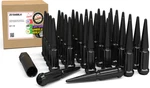 For Ram 3500 11-18 Lug Wheel Installation Kit Black Cone Seat Spline Spiked New. Price: $132.02.