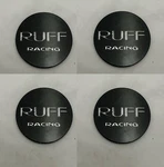 Set Of - Ruff Racing Emblem For Wheel Rim Center Cap 54.5MM Diameter New. Price: $19.95.