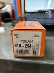 Dorman 610-294, Wheel Bolt M12-1.50 (QTY:10) New. Price: $16.20.